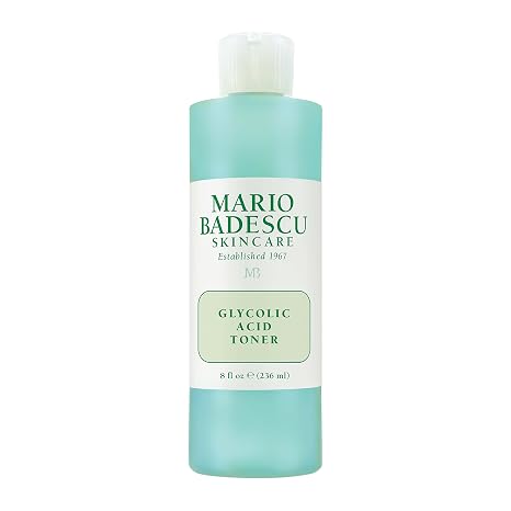 Mario Badescu Glycolic Acid Toner for Dry and Combination Skin, Alcohol-Free Facial Toner for Aging Skin, Formulated with Exfoliating Glycolic Acid & Antioxidant Grapefruit Extract