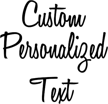 Personalized Name Vinyl Decal Sticker in Honey Script Font Choose Your Color