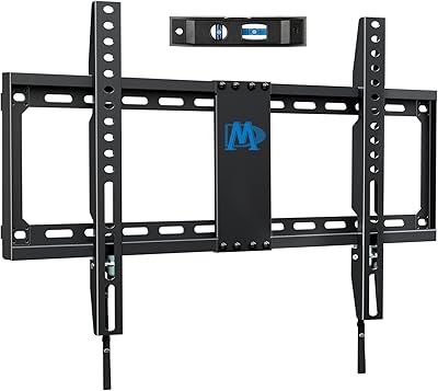 Mounting Dream TV Mount Fixed for Most 42-84 Inch Flat Screen TVs, UL Listed TV Wall Mount Bracket up to VESA 600 x 400mm and 132 lbs - Fits 161824 Studs - Low Profile and Space Saving MD2163-K