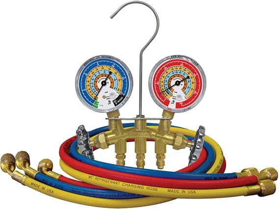Mastercool 33561 Charging Manifold with 60" Standard Hoses for R290 R600a R134a