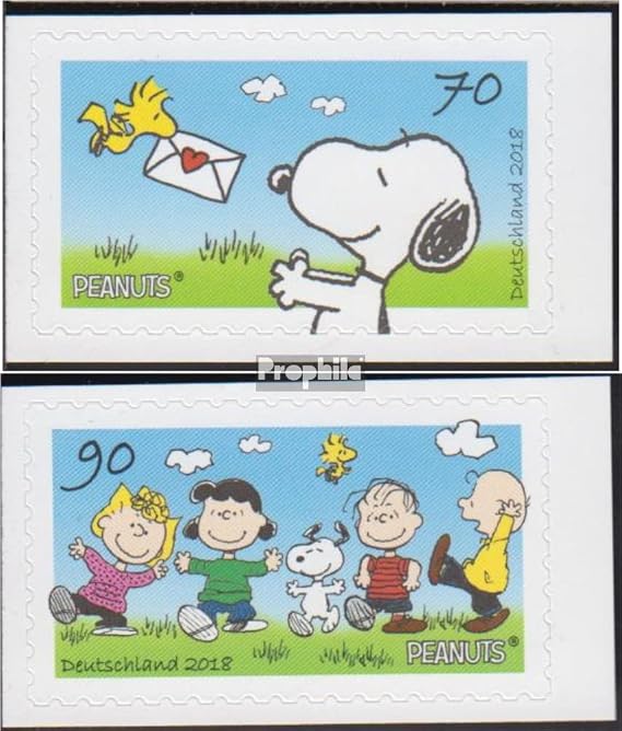 FRD (FR.Germany) 3371-3372 (Complete.Issue.) selbstklebende issueabe unmounted Mint/Never hinged ** MNH 2018 Peanuts (Stamps for Collectors) Comics