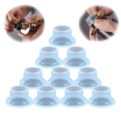 Faucet Leak-Proof Sealing Gasket, Silicone Raw Material Belt, Rubber Pipe Sealing Rings, Prevent Dripping and Leakage, Silicone Gasket Seal for Various Plumbing Fixtures (Blue)