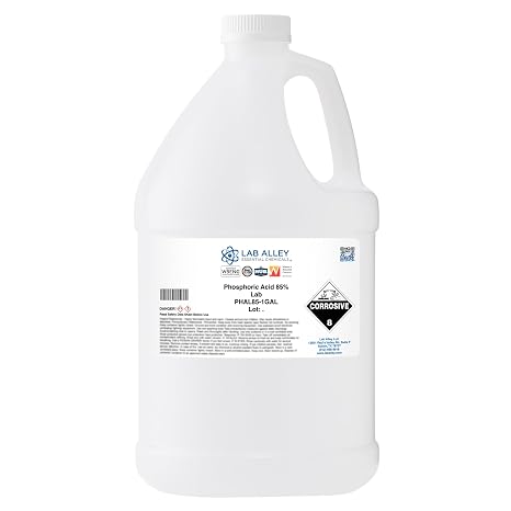 Lab Alley Phosphoric Acid 85%, Lab Grade - 1 Gallon