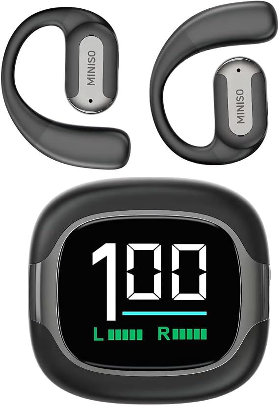 MINISO MS220 Open Ear Earhook Wireless Earbuds with ANC Noise Cancellation