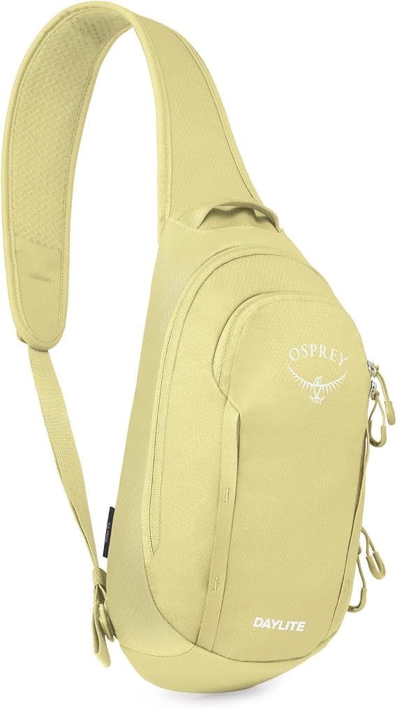 Osprey Daylite Shoulder Sling Bag Compact Crossbody Sling Backpack for Everyday Carry, Festivals, and Travel Lightweight, Comfortable Fit for Hands-Free Convenience, Wander Yellow