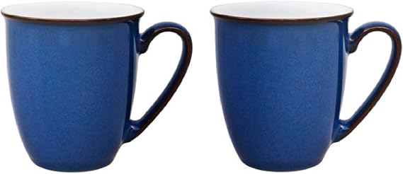 Denby Imperial Blue 2 Piece Coffee Beaker/Mug Set