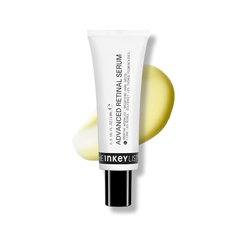 The INKEY List Advanced 0.2% Retinol Serum 0.5 fl oz | High-Strength 0.2% Retinal with Sirtalice and Syrelief Accelerates Renewal, Firms Skin and Improves Visible Elasticity