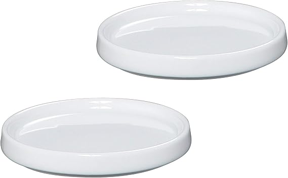 Zassenhaus Porcelain Mill Coasters/Trivets, Set of 2, White