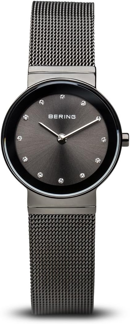 BERING Women Analog Quartz Classic Collection Watch with Stainless Steel Strap &amp; Sapphire Crystal