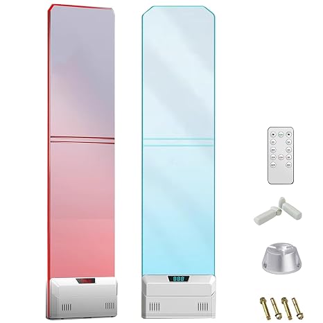 AM 58KHZ EAS Security System, Antitheft Alarm Systems, Retail Anti Theft Equipment, Acrylic Material, Audible and Visual Alarm, for Clothing Stores and Supermarkets