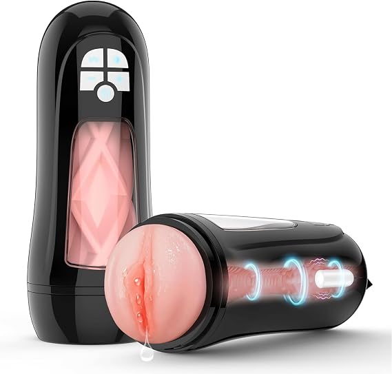 9-Speed Automatic Vibrating Device with 3D Textured Sleeve and Voice Function OJ96935