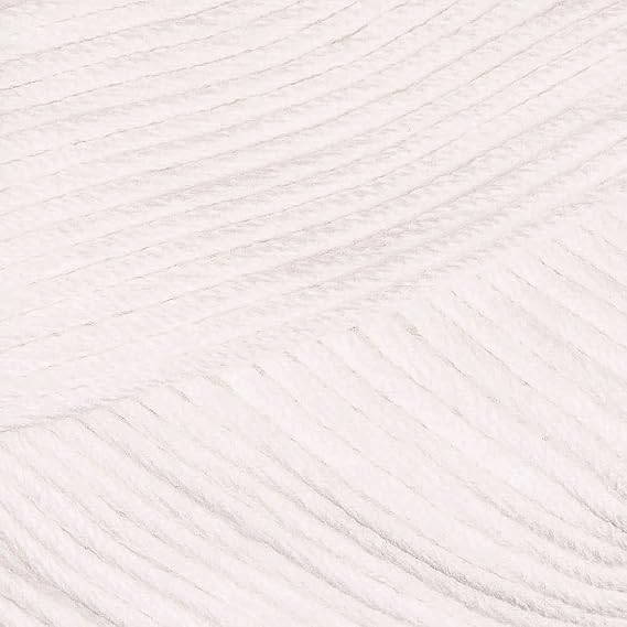 Drops Cotton Yarn Safran 17 White 100m