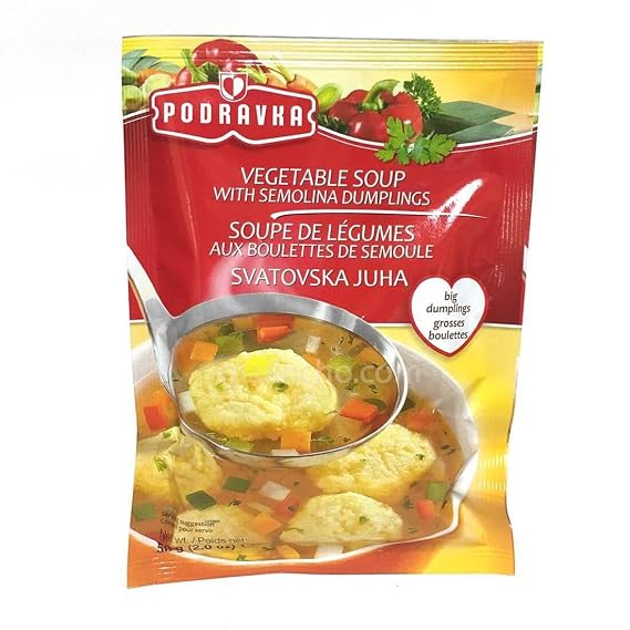Podravka Vegetable Soup With Semolina Dumplings 2.0 oz