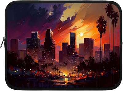 Skyscrapers Design iPad Sleeve - Art Tablet Sleeve - City Carrying Case - 13 inches