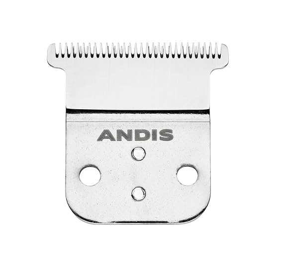 Andis Carbon Stainless Steel Replacement T-Blade Fits D-8 & Slimline Pro Li Trimmers, Deep Tooth, Zero Gap Precision, Professional Detail Performance