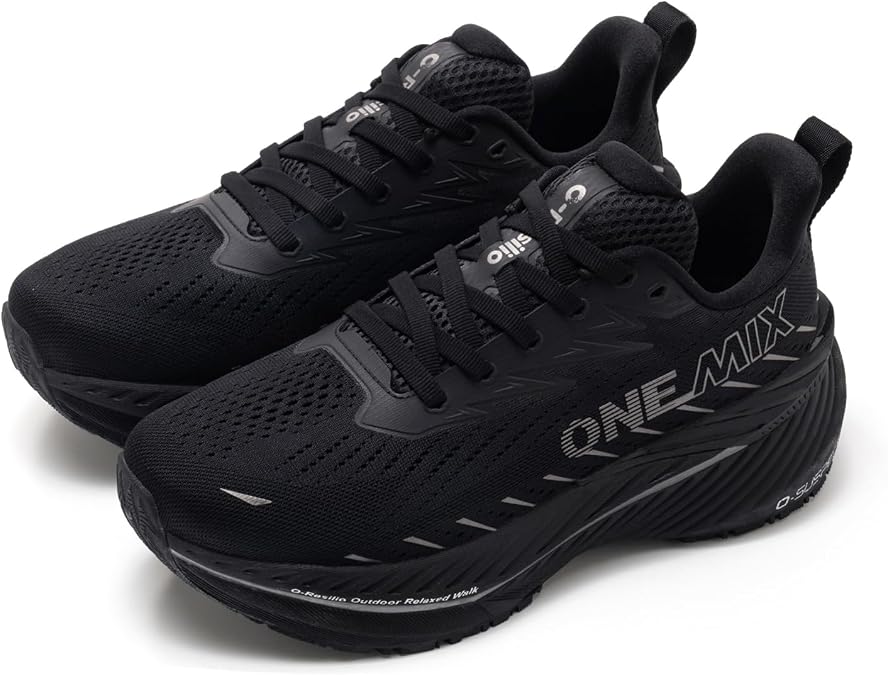 ONEMIX Running Shoes, Breathable Mesh, Enhanced Shock Absorption, Responsive Cushioning, Road Gym Running Sneakers