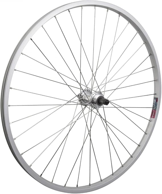 WheelMaster Rear Bicycle Wheel 26 x 1.5 32H, Quick Release, Alloy, Silver | bike-wheels