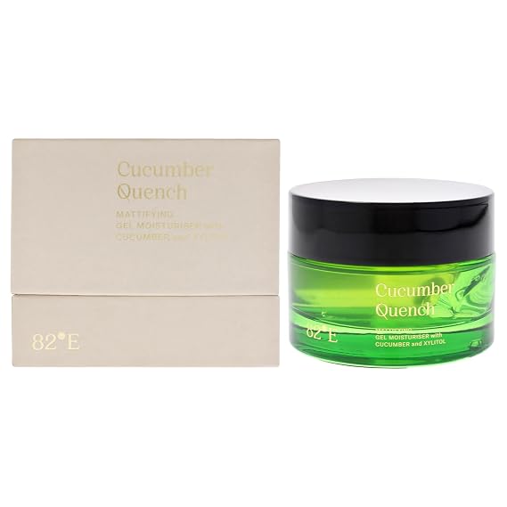 82E Cucumber Quench Mattifying Gel Moisturiser for Women - 1.7 oz Moisturizer