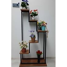 Stair Flower Holder, Flower Pot, Balcony Garden Decor