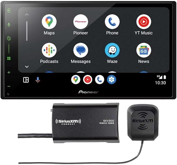 Pioneer DMH-W3050NEX 6.8" 2-DIN Multimedia Receiver Bundled with + (1) SiriusXM Satellite Radio SXV300V1