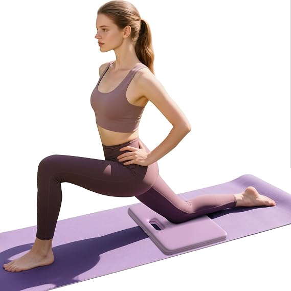 PAIDU Yoga Knee Pad 1" Thick, Foldable for Home Gym | knee pad for pain-free knees, elbows, wrists & back, foldable for home gym, pilates, plank and abdominal training