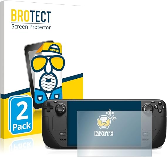 brotect 2X Matte Screen Protector for Valve Steam Deck, Matte, Anti-Glare, Anti-Scratch