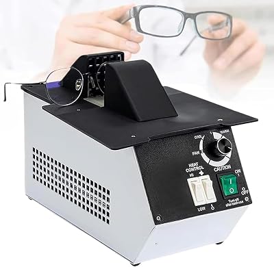 Eyeglasses Frame Heater, 1500W Optical Eyeglasses Frame Heating, Hot and Cold Air is Adjustable, 80C-130C Temperature Adjustable, for Heating and Adjusting The Eyeglass Frame