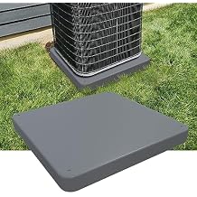 Mxclimate Equipment Pad for HVAC Systems,Ductless Mini Split Air Conditioner,36"x36"x2" Plastic Condenser Unit Pad