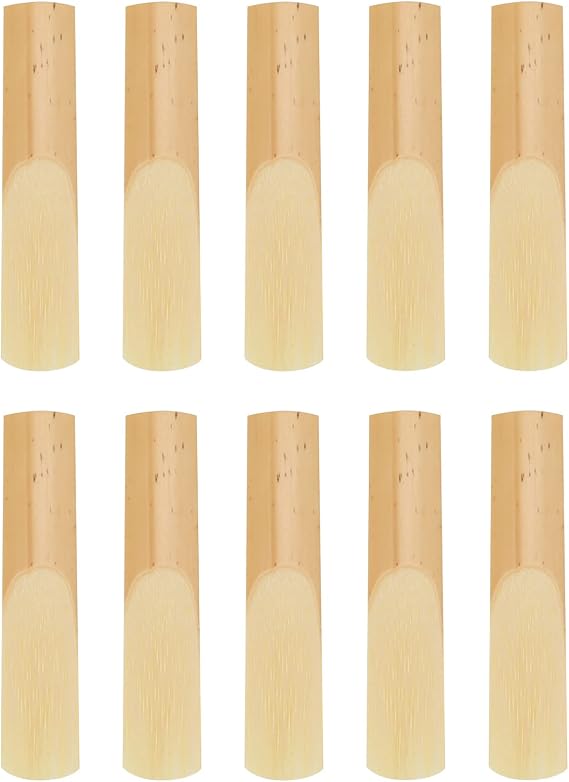 10PCs Tenor Sax Reeds Tenor Saxophone Reeds Tenor Sax Accessories Woodwind Musical Instrument Accessories for Beginners Educators Students