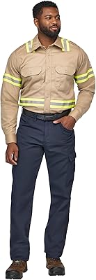 Bulwark FR Mens Midweight Fr Enhanced Visibility Uniform Shirt
