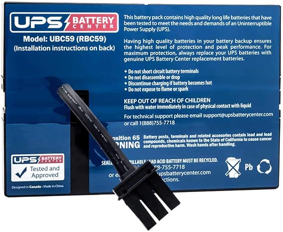 UPSBatteryCenter Compatible Replacement Battery Pack for APC SC1500 Smart-UPS SC 1500VA
