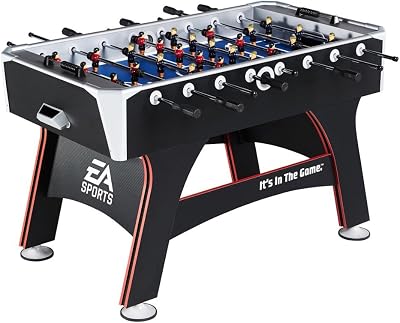 ESPN Foosball Multiple Styles Soccer Tables, Durable & Stylish Designs with Tabletop Sports Soccer Balls, Perfect for Family Game Rooms