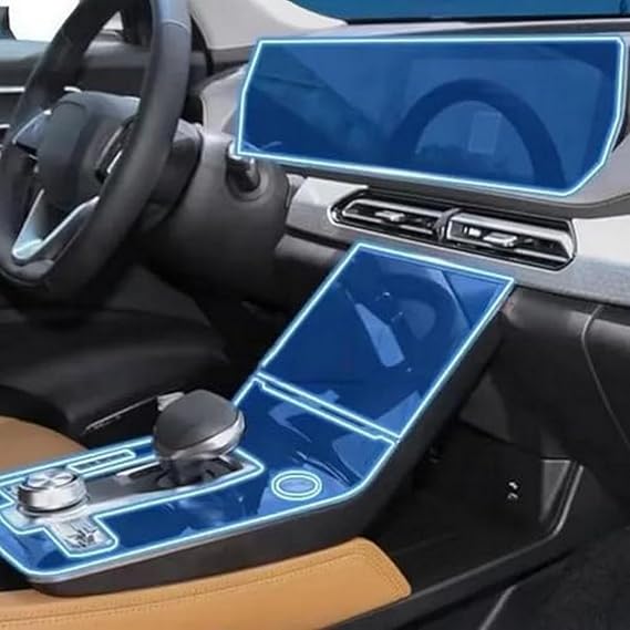 Car Center Console Screen Protective Film Anti-Scratch Repair Clear TPU Sticker Accessories,for BAIC Motor Beijing X7 2020-2022