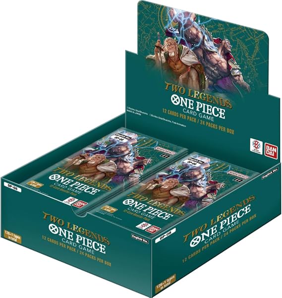 Bandai | One Piece Booster Display - Two Legends (OP-08) | Trading Card Game Display | Ages 6+ | 2 Players | 20-30 Minutes Playing Time