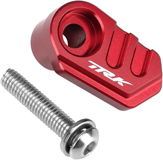 CNC Aluminum ABS Sensor Cover For TRK 251 2019-2024 Fits Front or Rear Protection for Motorcycle ABS Unit trk 251 Accessories (Red)