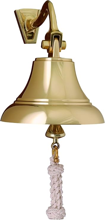 WEEMS & PLATH 5050 5" Brass Bell with Lanyard