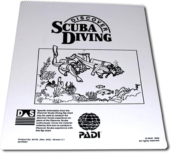 Padi Discover Scuba Diving Flip Chart #60109