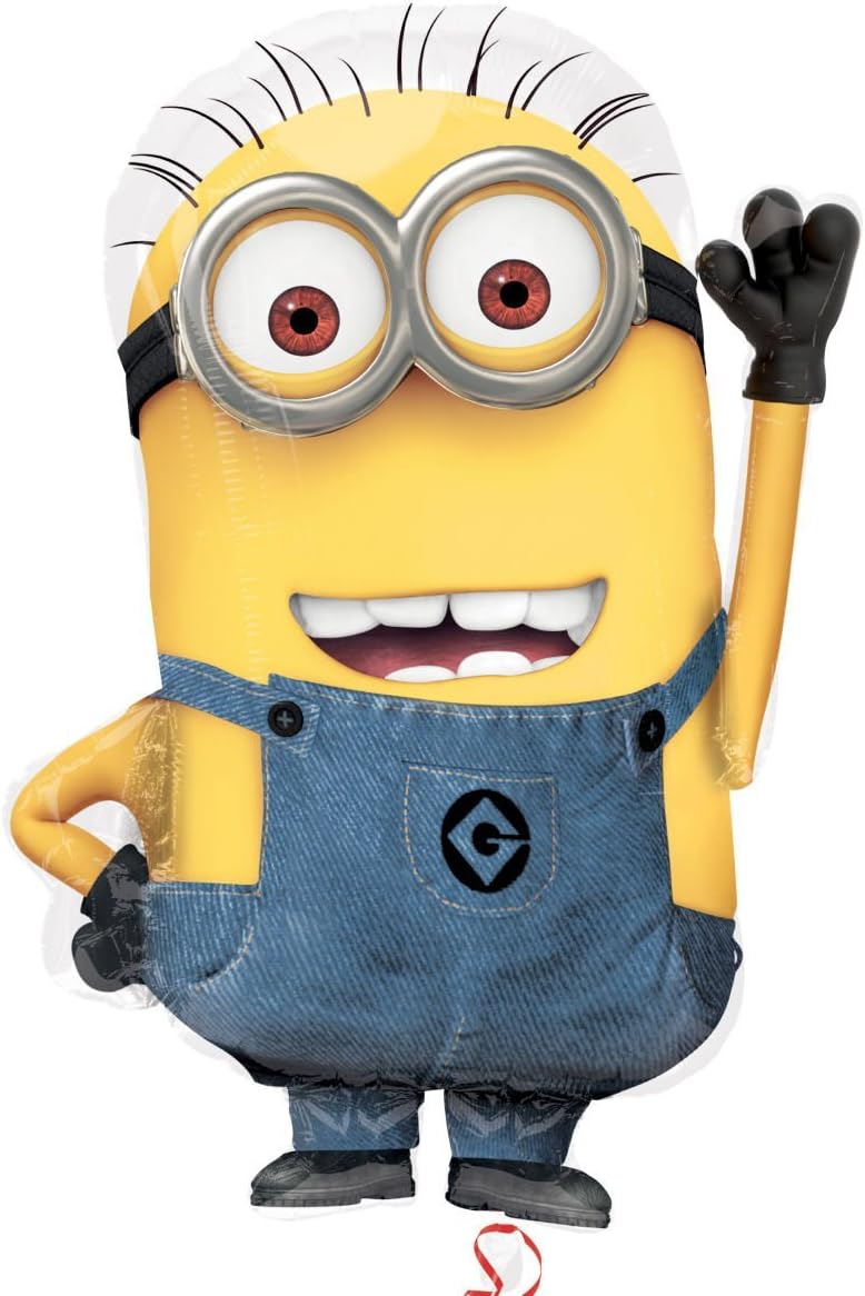 Despicable Me Minion Supershape Foil Balloon - 16 x 25 Inches - Yellow - Minion Character - Birthday - Children