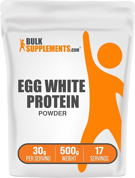 Egg White Protein Powder - Egg White Powder, Lactose Free Protein - Unflavored & Dairy Free, 30g per Serving, 500g (1.1 lbs) (Pack of 1)