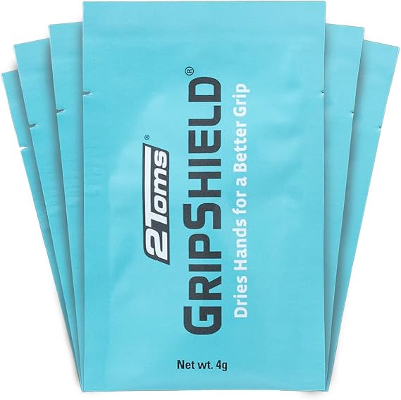 2Toms GripShield, Non-Sticky Grip Enhancer, 6 Single-Use Packets