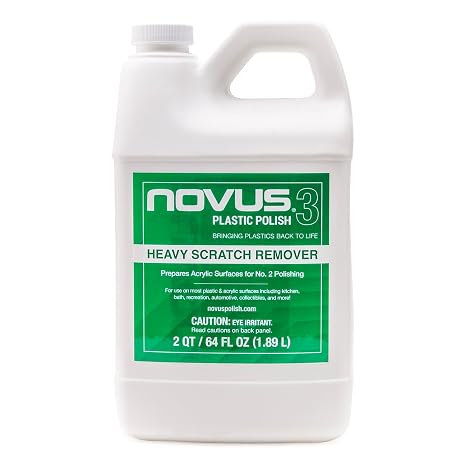 NOVUS 7082 | Heavy Scratch Remover #3 | 64 Ounce Bottle