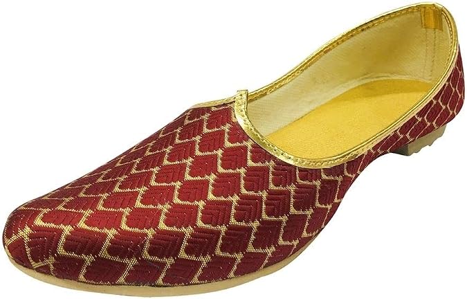 Stop n Style Mens Sherwani Punjabi Jutti Groom Shoes Indian Ethnic Mojari