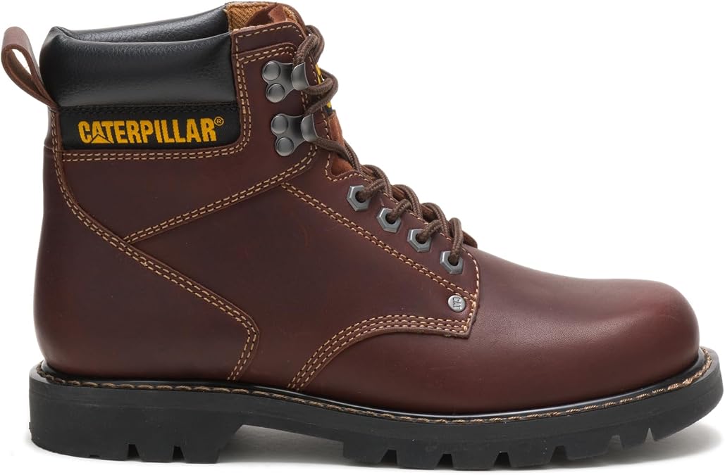 Caterpillar mens Second Shift Work Boot, Brown, 11 Wide