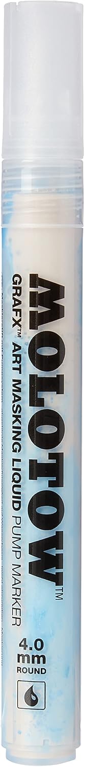 Molotow GRAFX Masking Fluid Pump Marker, 4mm, 1 Each 728.002