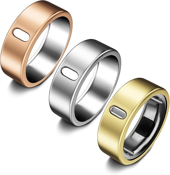 3 Pack Cover Compatible with Oura Ring Gen 4, 3 Horizon/Heritage | Surport Charging with Cover on, Anti-Scratch TPU Protector for Men Women, Size 9