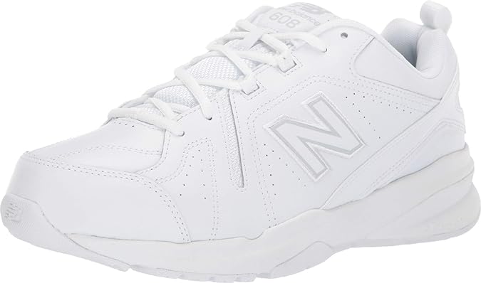 New Balance Men's 608 V5 Casual Comfort Cross Trainer, US Size: 8 X-Wide, Color: White