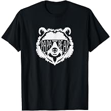 Papa Bear Face with Sunglasses T-Shirt