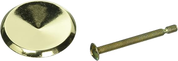 LE JOHNSON 38-3PPK1 1-1/2" RND Brass DR Knob