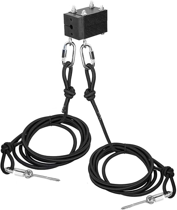Bungee Brake Kit (60FT) Zipline Brake System to Gently Slow and Stop Riders for a Fun Ride