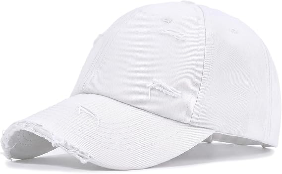 Womens Baseball Caps for Men Baseball Hat Unisex Distressed Cotton Dad Hat Summer Adjustable Golf Runing